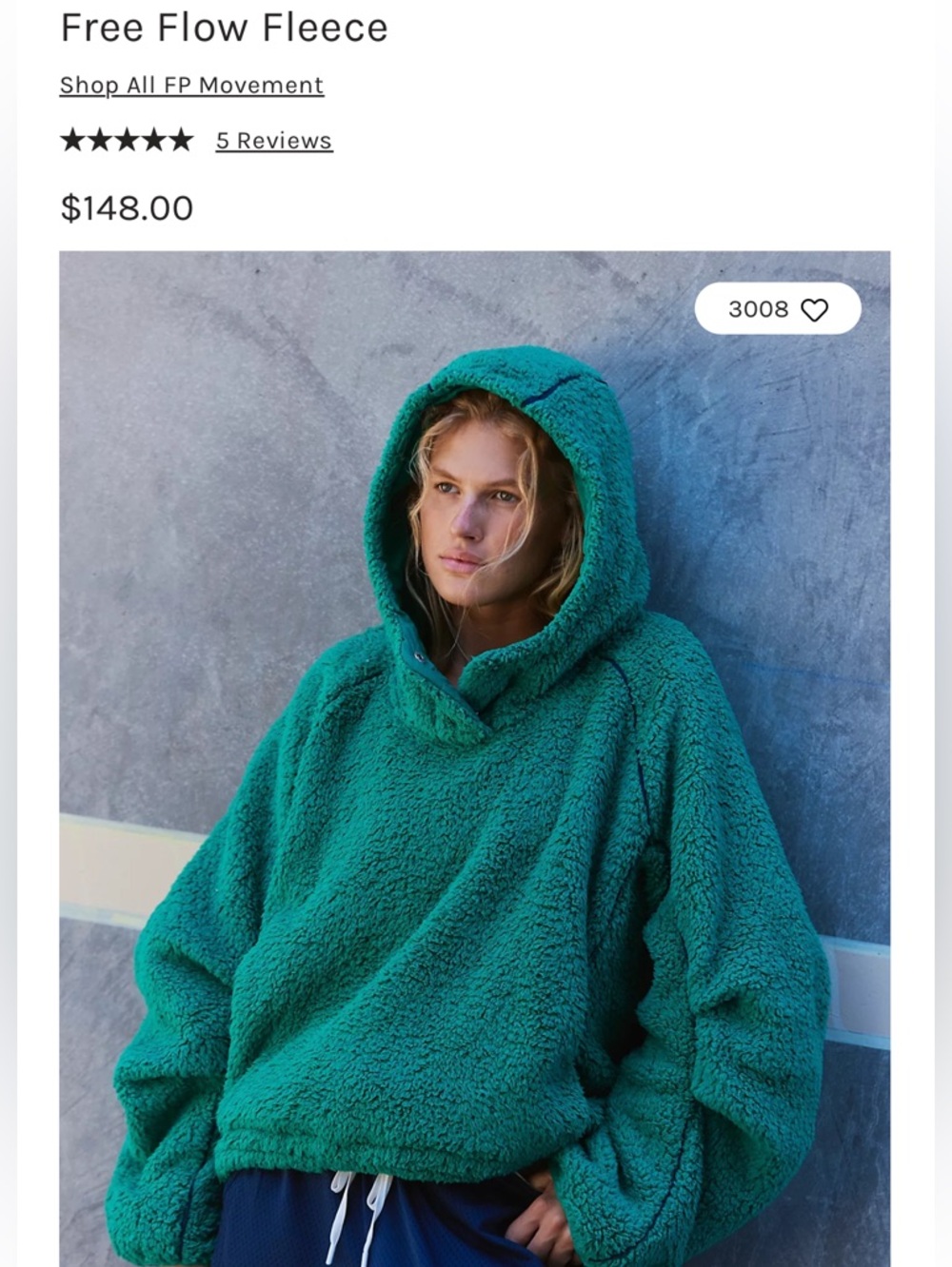 Free People Free Flow Fleece 🔥 Size S Oversized